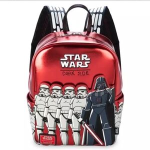 LOUNGEFLY Star Wars DARL SIDE Mini BACKPACK NWT LIMITED EDITION